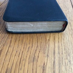 Holy Bible References Concordance Genuine Morocco Leather Black 1949