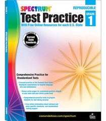 Spectrum Grade 1 Test Practice Workbooks, Ages 6 to 7, 1st Grade Test Practi…