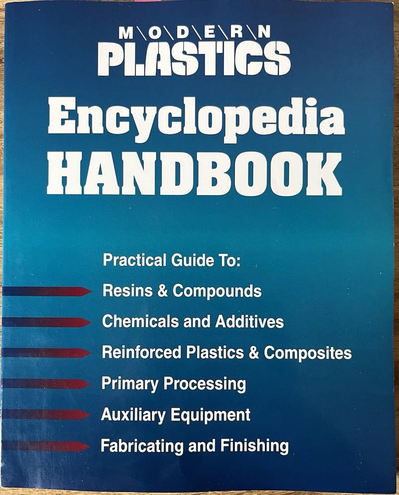Modern Plastics Magazine Encyclopedia Handbook HC 1994 Illustrated