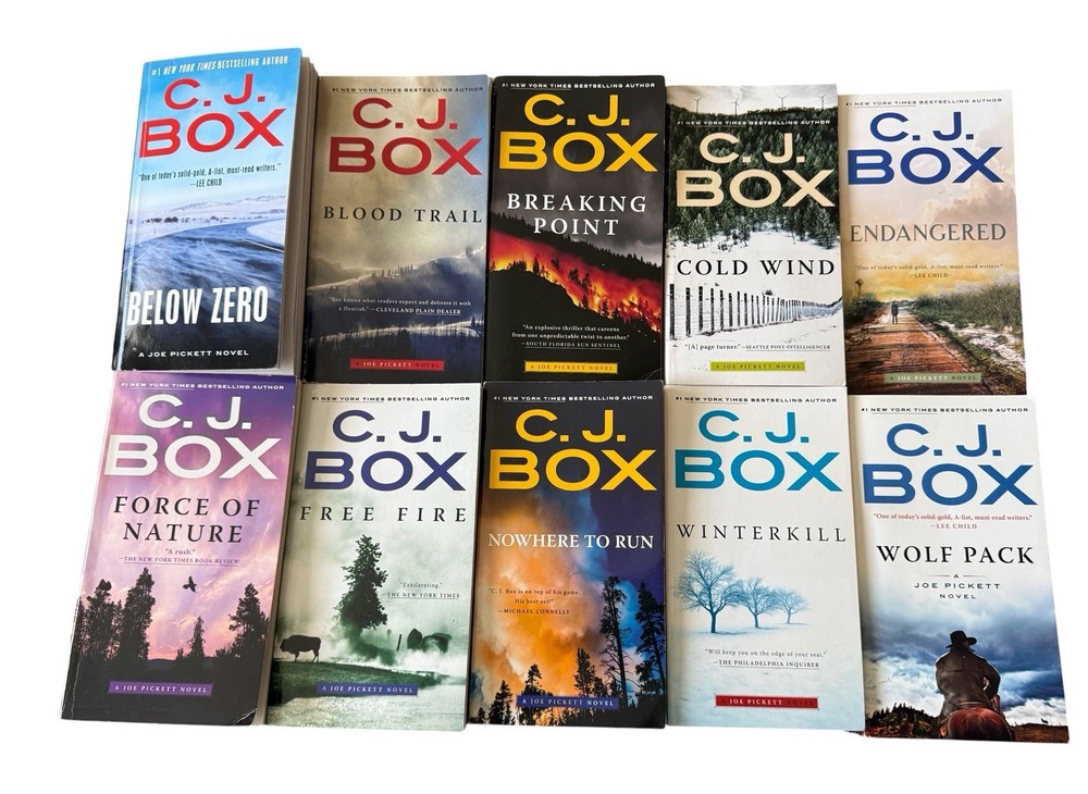 10 PB Bundle: Ten Joe Pickett Novels by C. J. Box 2003-2019 Putnam