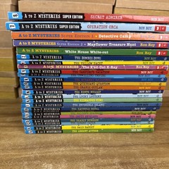 LOT OF 25 A TO Z MYSTERIES CHAPTER BOOKS Mixed Lot AGES 6-9 Paperback
