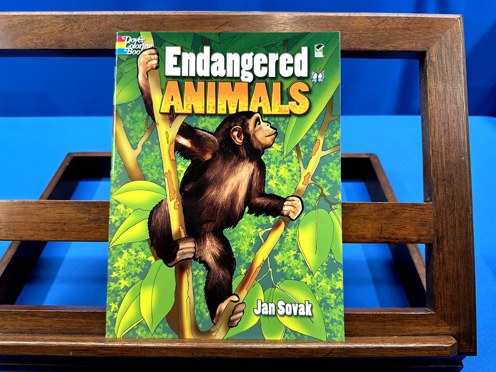 Endangered Animals Coloring Book- Jan Sovak, 2009, New