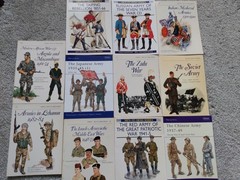 Osprey Misc. History lot: Italian Med. Armies, Red Army, Zulu War, Taiping Reb.