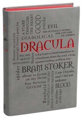 Dracula by Bram Stoker Flexi Bound Faux Leather Cover – Colorful Sprayed Edges