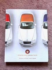 Strive For Perfection Rolls Royce Owners Club Yearbook 2017 Hardcover