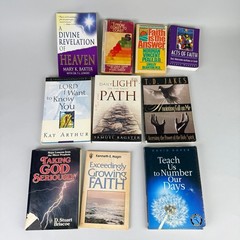 Religious Christian Books Lot of 10 – Hagin, Baxter, Briscoe, Arthur