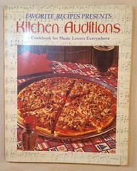 Kitchen Auditions. Cookbook. Band And Cheering. Not Dated. 101 Pages.