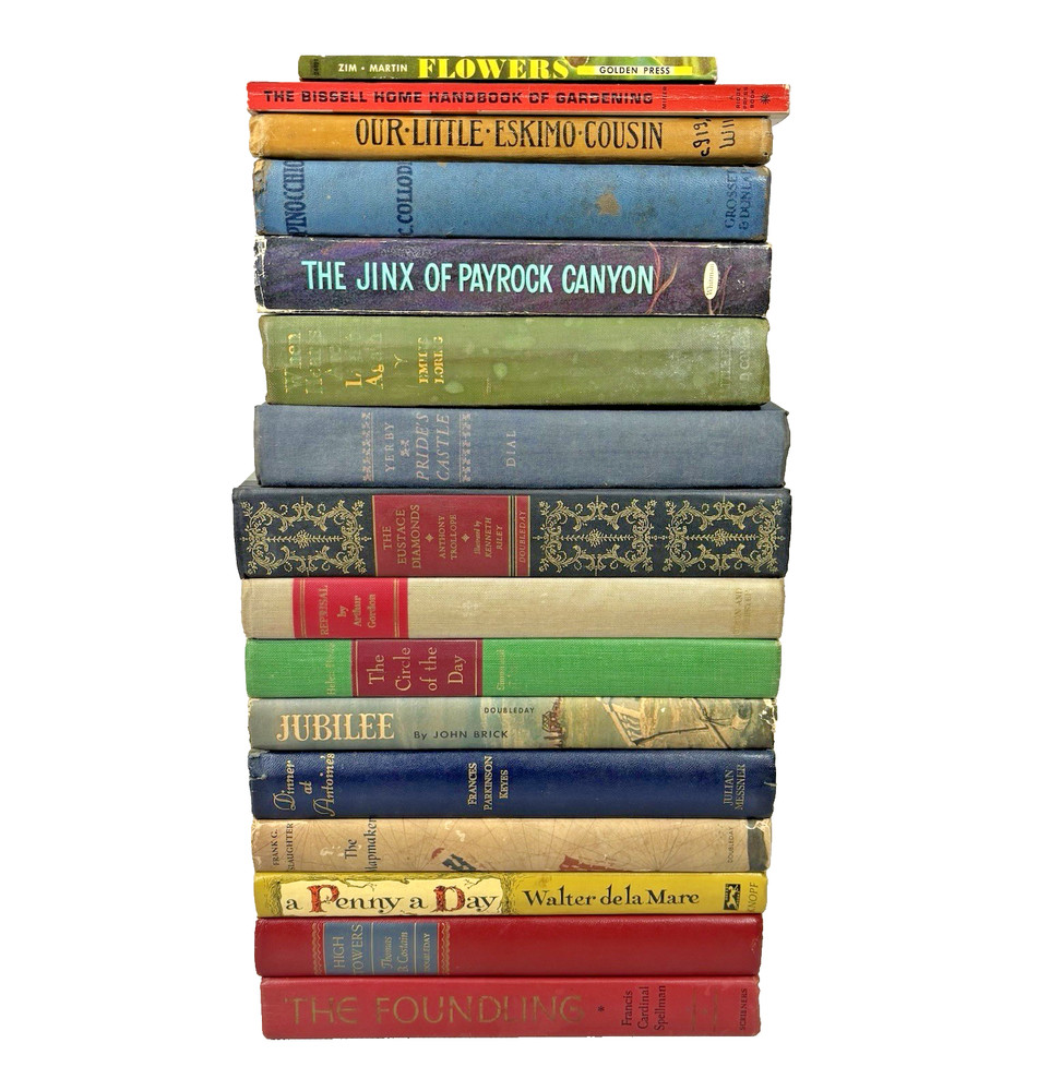 Vintage Books Lot of 16 Pinocchio High Towers Pride’s Castle Jubilee 1930s-1960s