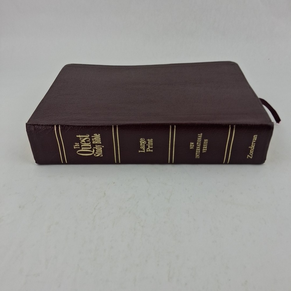 The Quest Study Bible New International Version Bonded Leather Large Print