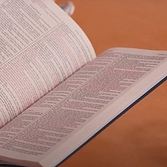 King James Version Holy Bible Gift Award Black Leather Look Red Letter