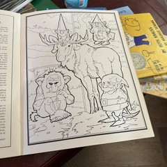 1980 Gnomes: Color and Story Album Poortvliet & Huygen *plz read descript.