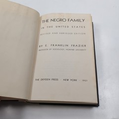 The Negro Family in the United States by Edward Franklin Frazier 1951