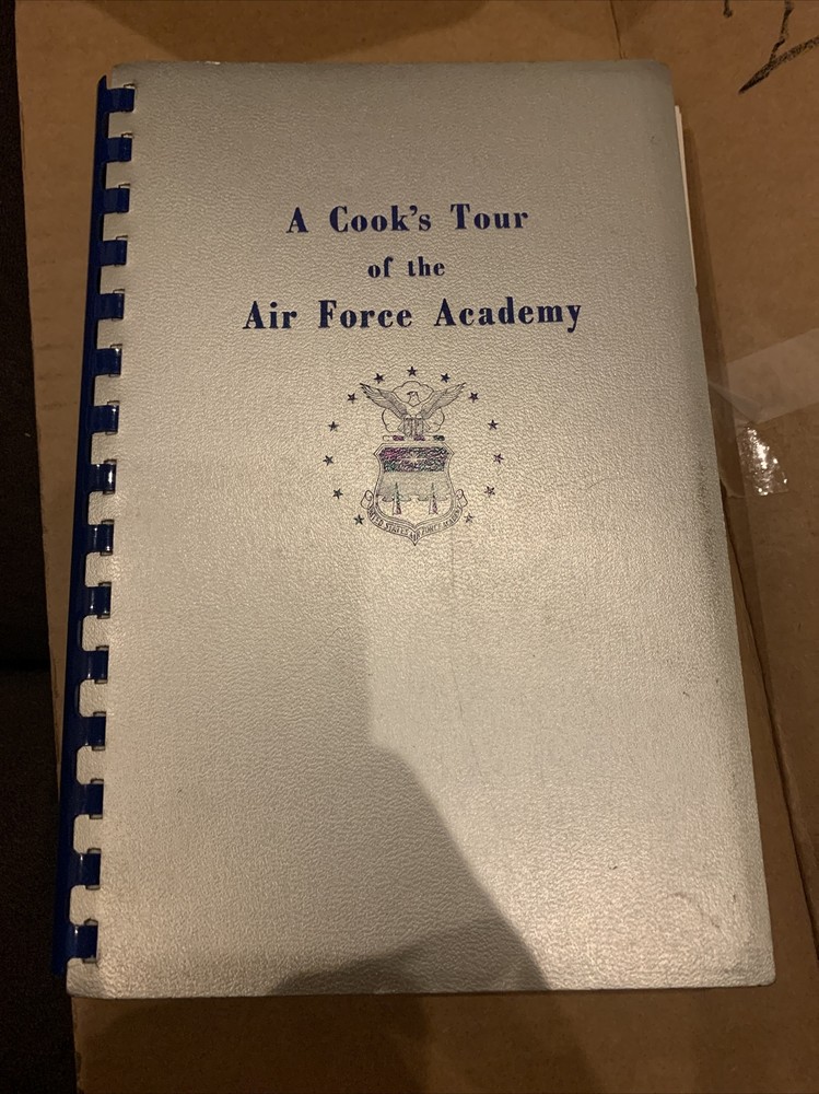 Vintage AIR FORCE Community Cookbook 1969 1960’s Housewife Falcons 218 Pages