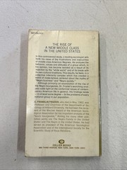 Black Bourgeoisie: The Rise of a New Middle Class in the United States