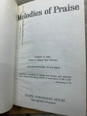 Melodies of Praise 1957 Gospel Publishing House Hymnal Songbook Hardcover