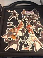 STAR WARS Magnetic Play Set The Rise of Skywalker Book, 6 Cards, 18 Characters