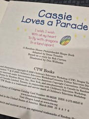 Dragon Tales Cassie Loves a Parade Paperback Book 2000 Vintage