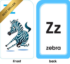 School Zone Alphabet Fun Flash Cards ABCs Uppercase Lowercase Preschool 56 Pack