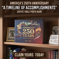 America’s 250th Anniversary Hardcover Coffee Table Book (24 Pages)