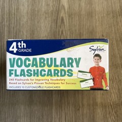 4TH GRADE VOCABULARY FLASHCARDS: 240 FLASHCARDS FOR By Sylvan Learning
