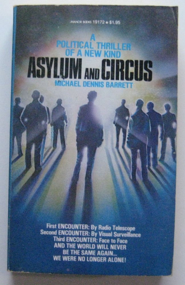 Asylum and Circus Michael Dennis Barrett PB 1st Manor (1977)