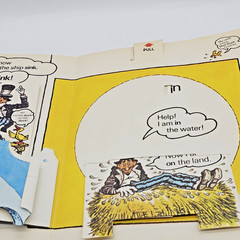 Vintage 1973 The Magic Word Book Pop-Up Electric Company Random House CTW