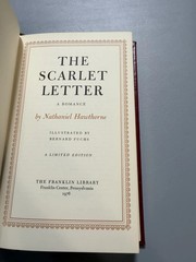 Franklin Library The Scarlet Letter Nathaniel Hawthorne 1976 Limited Leather