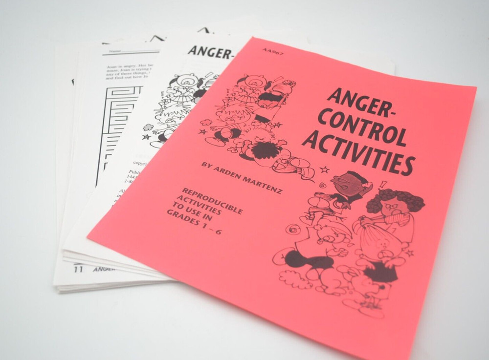 Anger Control Activities for Kids AA967, Grades 1-6, Reproducibles Arden Martenz