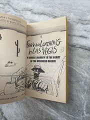 Fear and Loathing in Las Vegas Heart the American Dream PBK Hunter S. Thompson