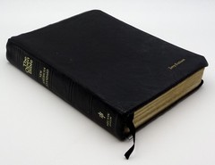 The Open Bible New American Standard Black Genuine Leather Nelson 956DEM 1978