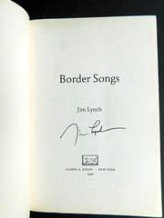 *SIGNED* 2009 1st edition JIM LYNCH Hardcover jacket US BORDER PATROL 291 pages