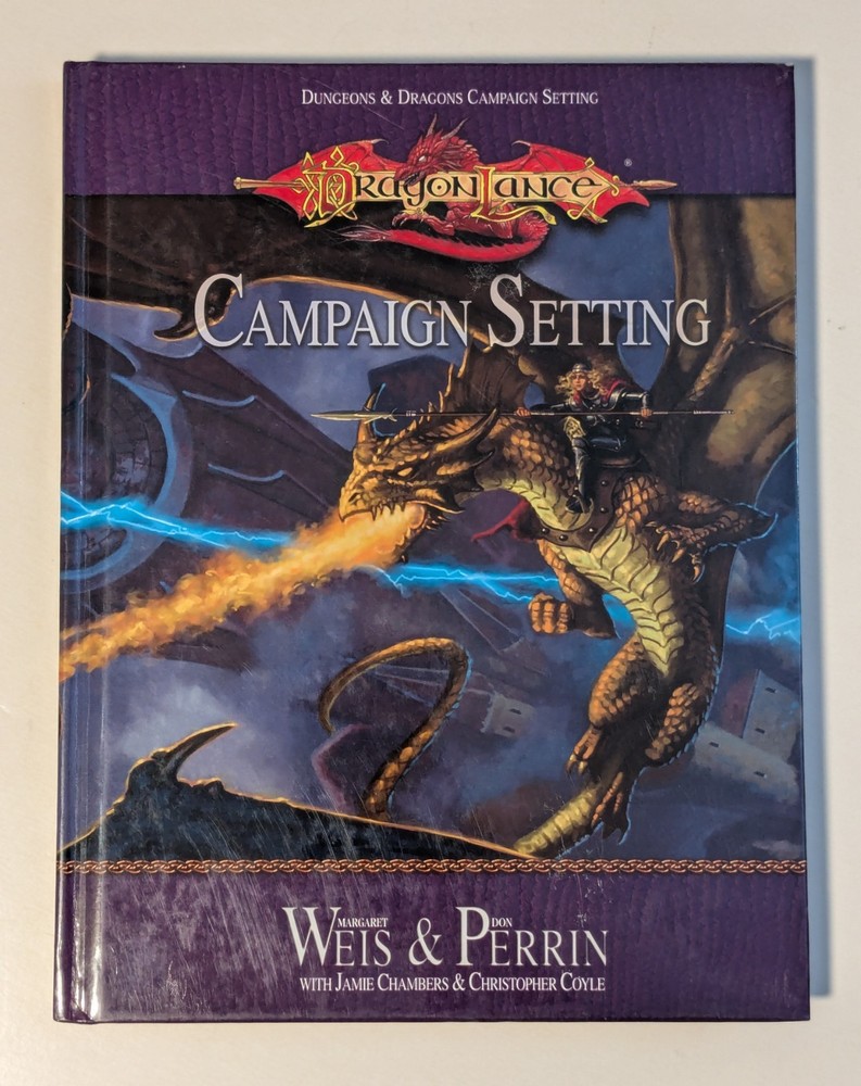 Dragonlance Campaign Setting, Dungeons and Dragons 3E Hardcover 2003 First Print