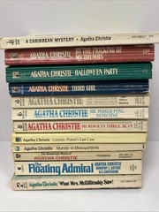 Vintage Agatha Christie Murder Mysteries Poirot Miss Marple (Lot of 12 MMPBs)