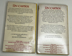 Lot of 11 Lin Carter PB Books VTG Zanthodon Thongor World’s End 1980s