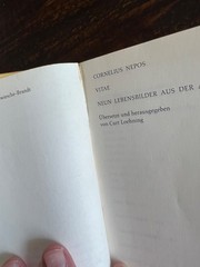 DTV Deutscher Taschenbuch Verlag – CORNELIUS NEPOS – Vitae PLAUTUS – Mostellia