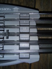 Husky Tools S1 & S2 MM Metric Long Arm Hex Key Metal 9-Piece Set with Case – NEW