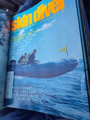 1970 Complete Set/Year of 12 Skin Diver Magazine In Official Binder Nice!!!