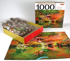 Autumn Foliage in Kyoto, Japan – 1000 Piece Jigsaw Puzzle: for Adults and Famili