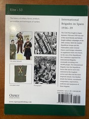 International Brigades in Spain 1936 – Osprey Elite Series , #53 64 Pages, SB