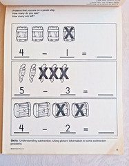 Fisher-Price FIRST GRADE LEARNING PAD – Start with Math -Honey Bear Books – 1998