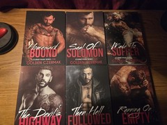 Golden Czermak Journeyman Series Romance Novels Paperback Lot: Bound, Solomon+
