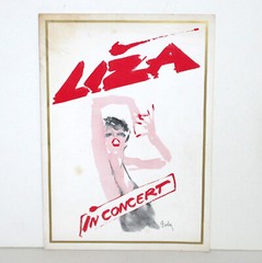 Vintage Liza Minnelli In Concert Souvenir Program 1979 1980 Broadway Theater