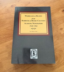 Barbour and Henry Counties, Alabama Newspapers, 1846-1890, Marriages and Deaths