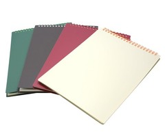 4pcs Spiral Notebook Aesthetic Supplies Top Bound B5 7mm College Ruled 9.8 In…