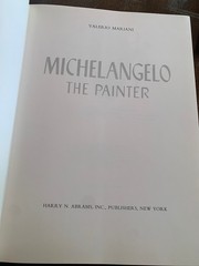 Michelangelo The Painter Vintage 1964 Oversize Hardcover Art Book Harry N Abrams
