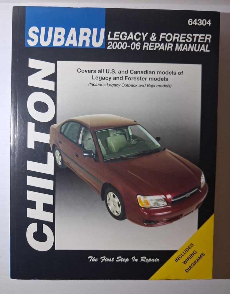 Chilton Total Car Care Subaru Legacy 2000-2006 & Forester 2000-2006 Repair M…