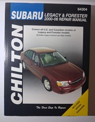 Chilton Total Car Care Subaru Legacy 2000-2006 & Forester 2000-2006 Repair M…