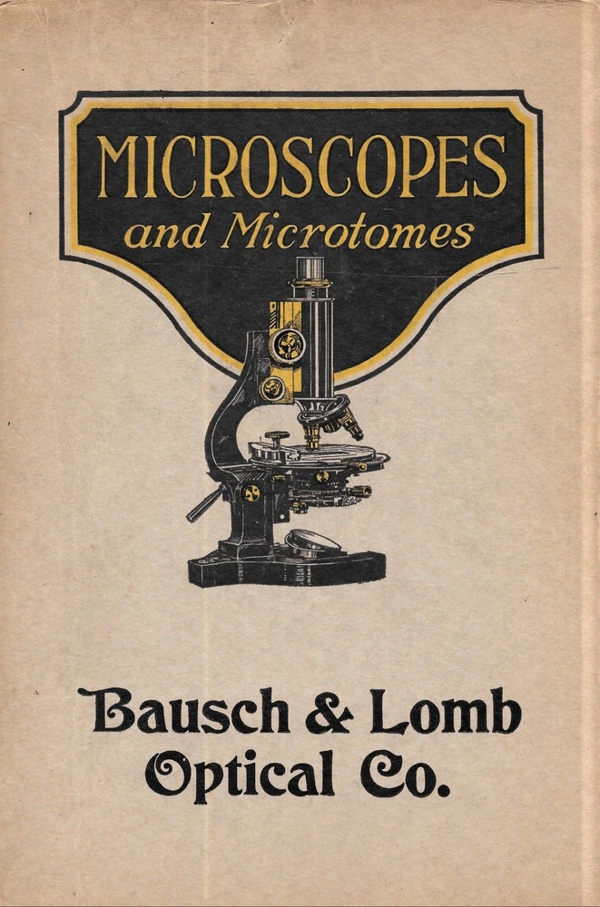 „MICROSCOPES, MICROTOMES and ACCESSORIES” CATALOG – 1922