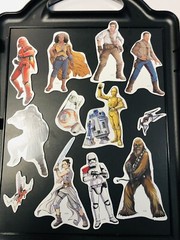 Star Wars – the Rise of Skywalker Book and Magnetic Playset Ages 3+ Pre Owned