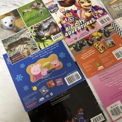 Lot Of 9 Paperback Books Children’s Preschool Mixed Titles Barbie, Peppa, Paw…